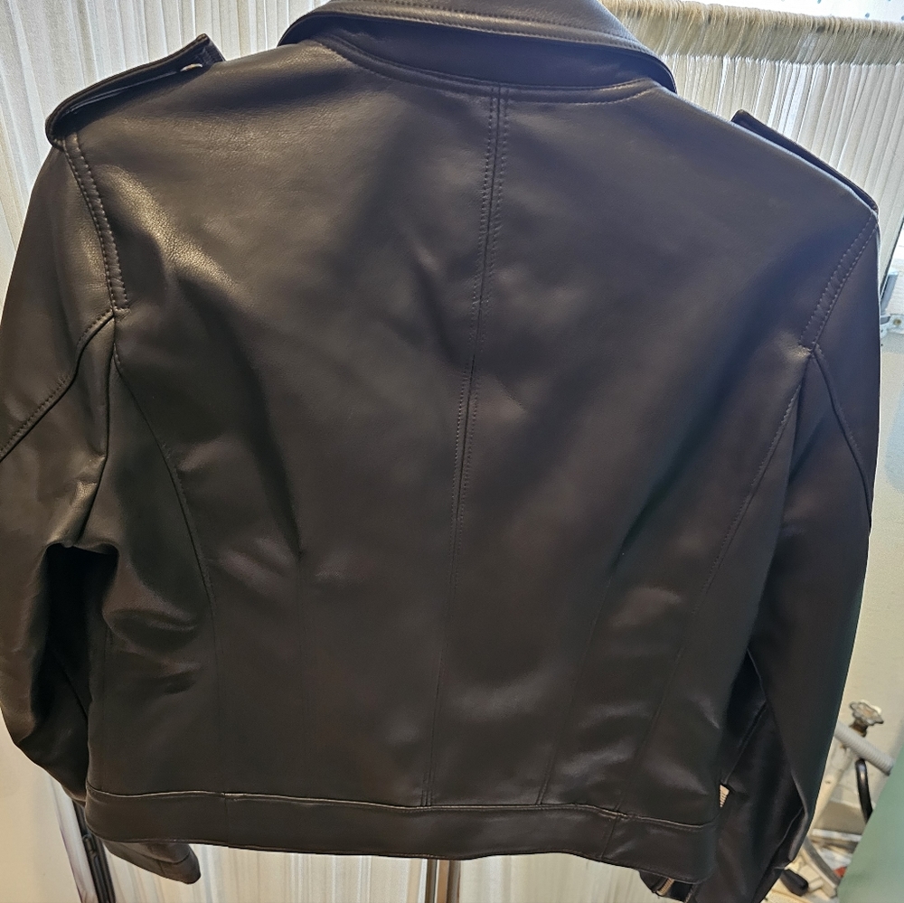 NEW Blank NYC, Pleather motto Jacket - Picture 2 of 6